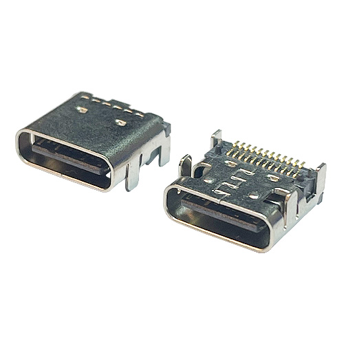 USB TYPE C 卧式双排SMT母座