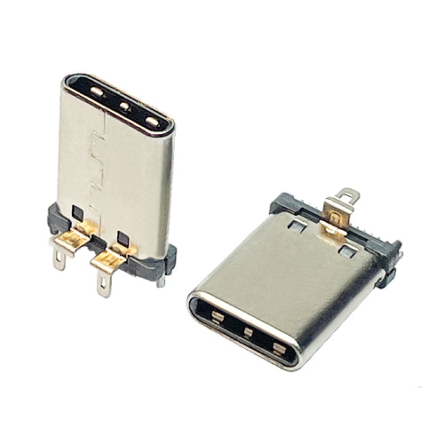 USB TYPE C male 180 degree SMT, H=1.1mm